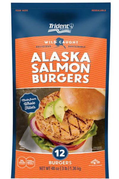 Costco's Salmon Burgers Ingredients