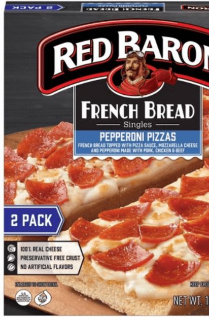 Is Red Baron French Bread Pizza considered healthy?