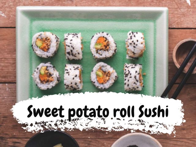 Sweet potato roll Sushi (2)
