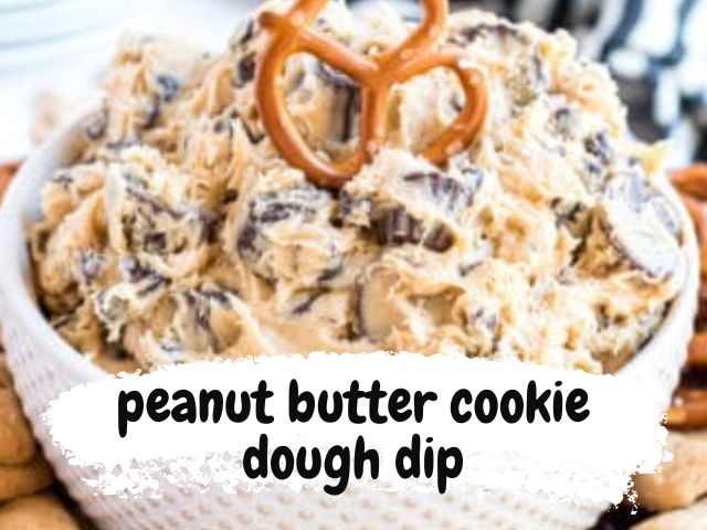 peanut butter cookie dough dip